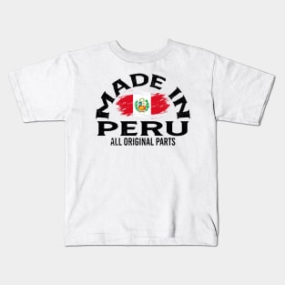 Born in Peru Kids T-Shirt